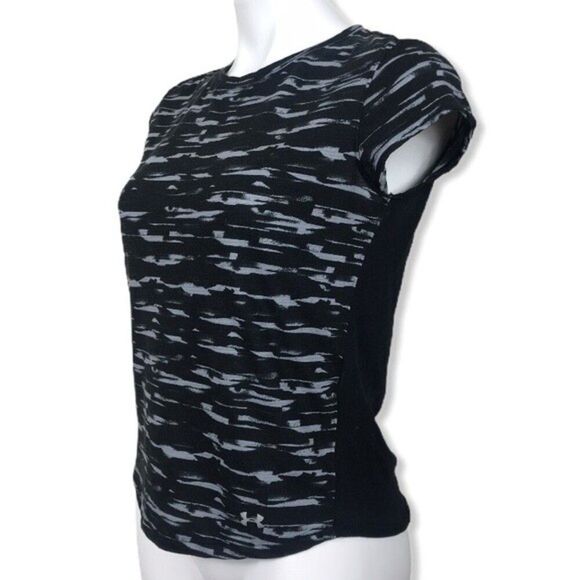Under Armour Mesh Run Tee Shirt S Athletic Gym Training Tennis Golf Top 1309454 - Picture 5 of 15